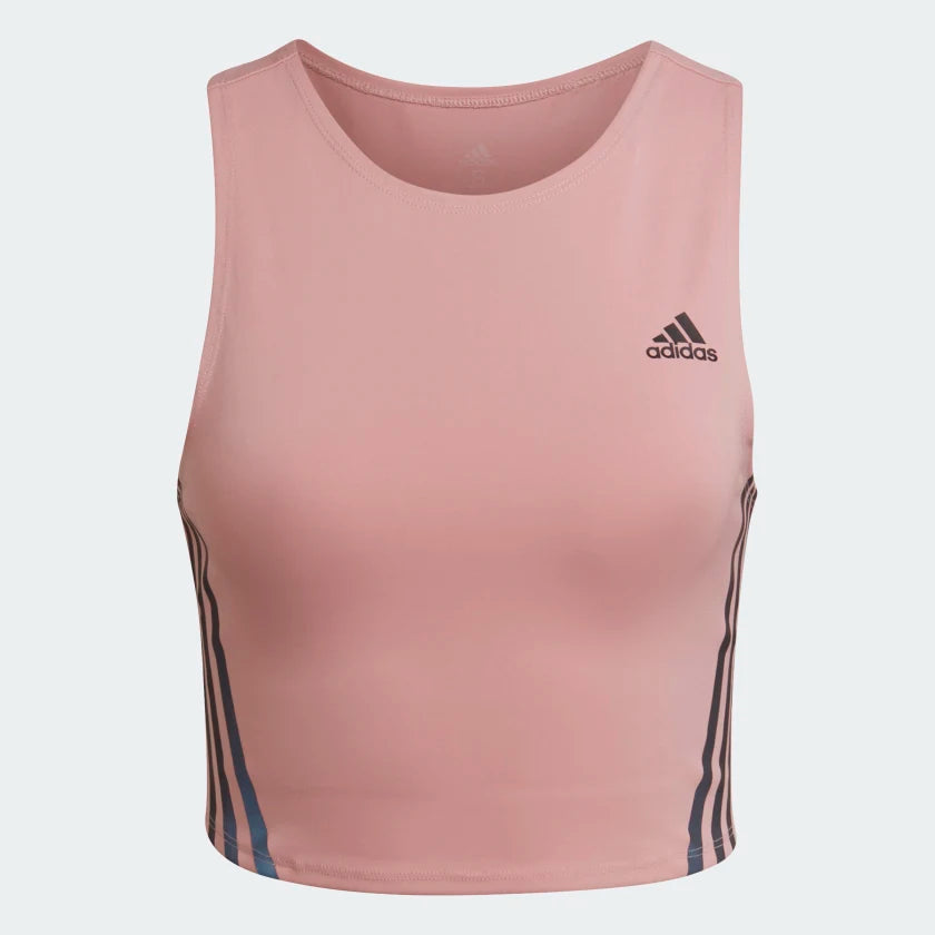 Adidas Women's Run Icons 3S Cooler Running Crop Top
