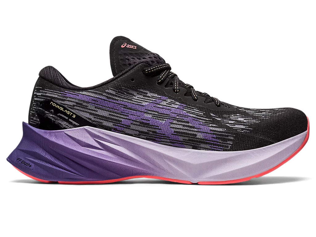 Asics Novablast 3 Women's Running Shoes Black/Dusty Purple