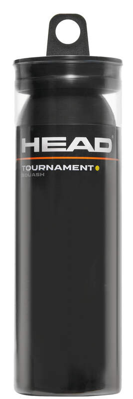 Head Tournament Squash Balls - Single Yellow Dot