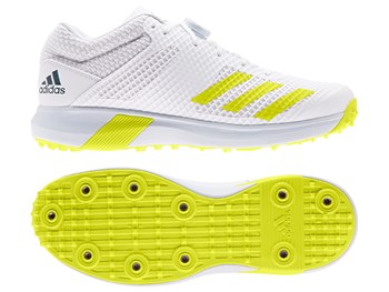 Adidas Adipower Vector Cricket Shoes White/Yellow
