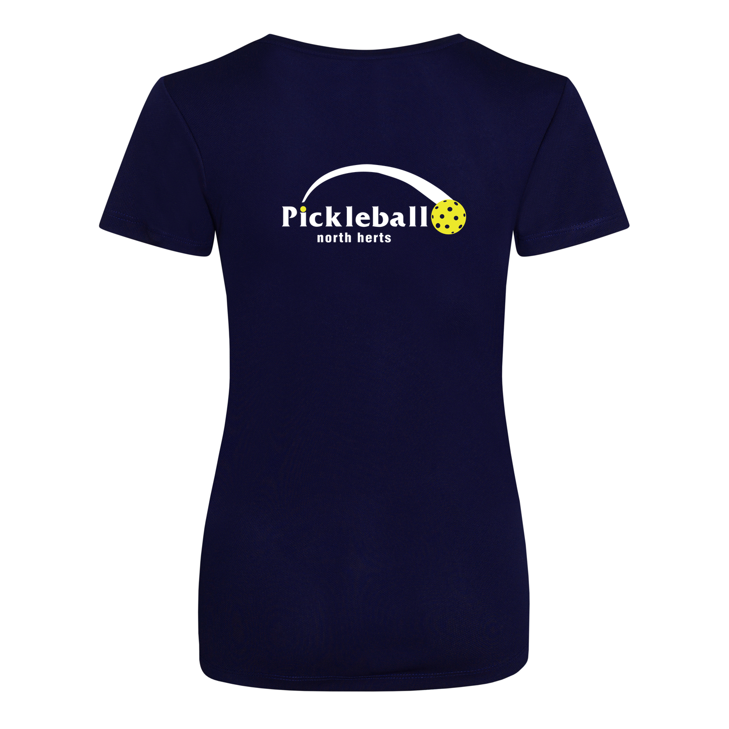 North Herts Pickleball Female T-Shirt, Navy