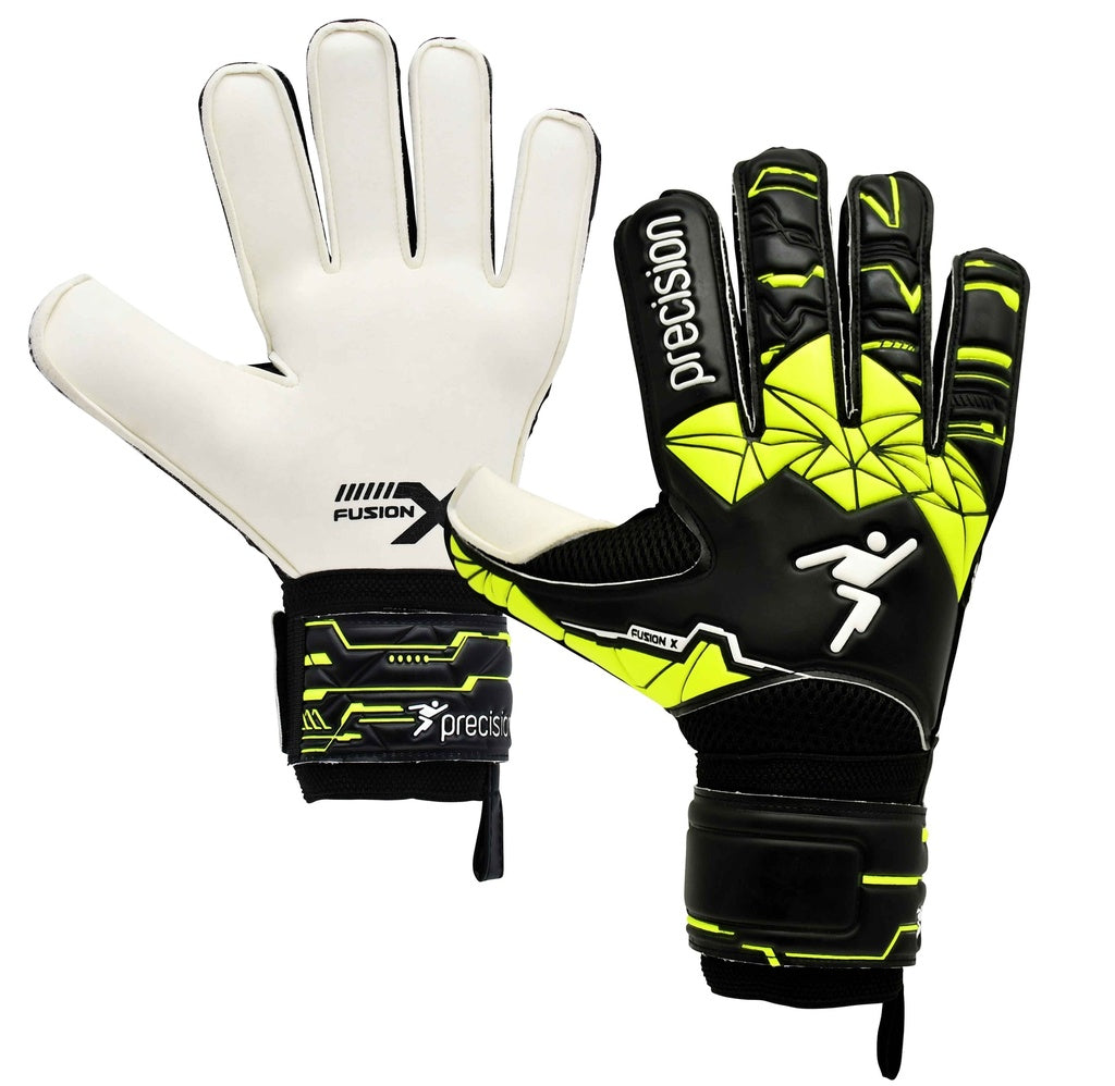 Precision Fusion X Flat Cut Protect Football GK Gloves