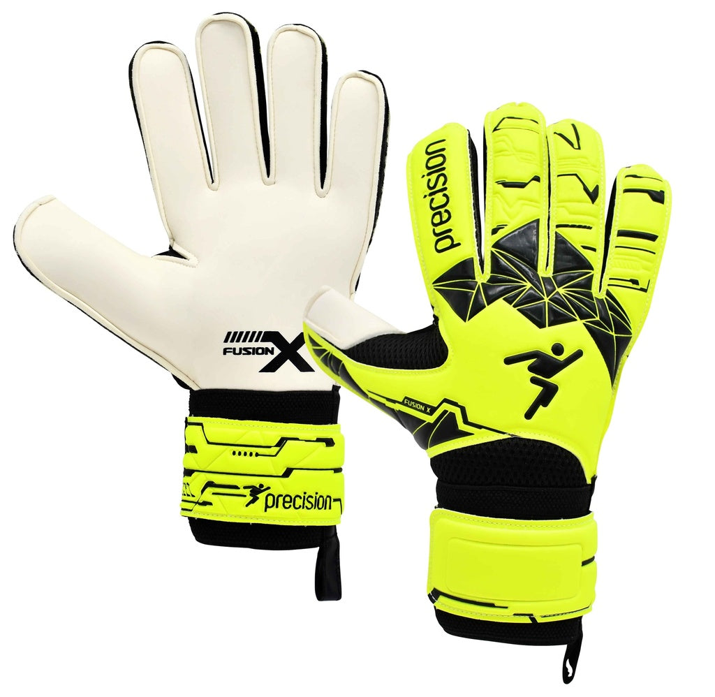 Precision Junior Fusion X Flat Cut Essential Football GK Gloves