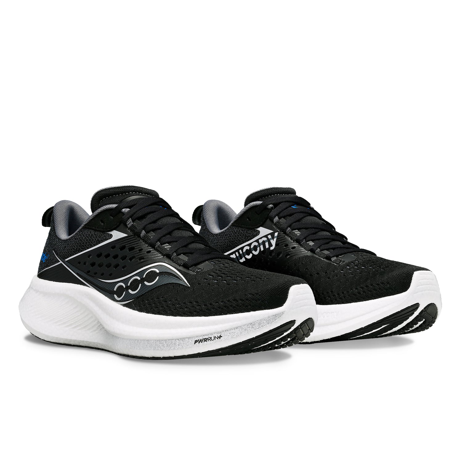 Saucony Women's Ride 17 Running Shoes Black/White