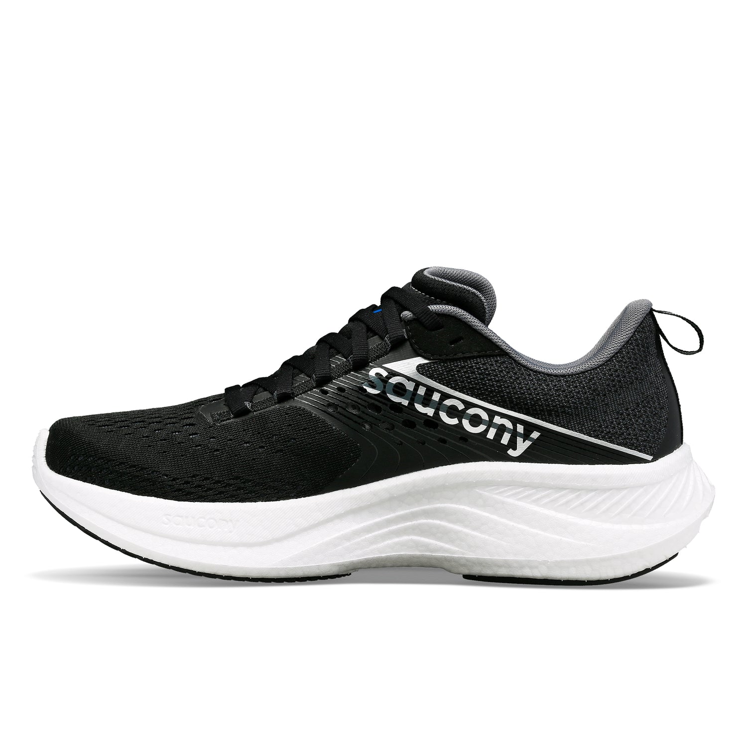 Saucony Women's Ride 17 Running Shoes Black/White