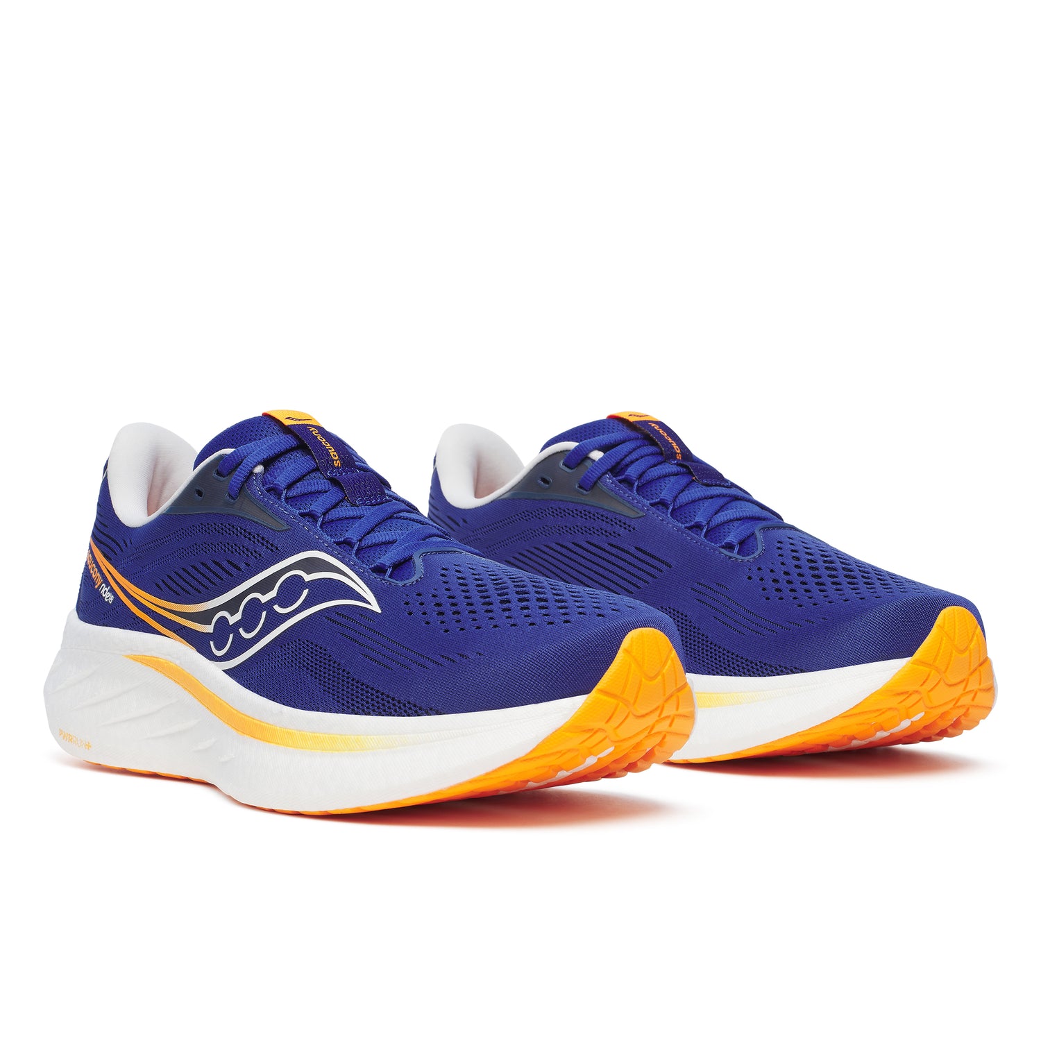 Saucony Men's Ride 18 Running Shoes Azurite//Peel