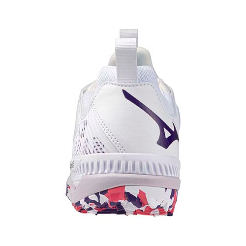 Mizuno Wave Panthera 2 Hockey Shoes - White/VioletIndigo (2024/25)