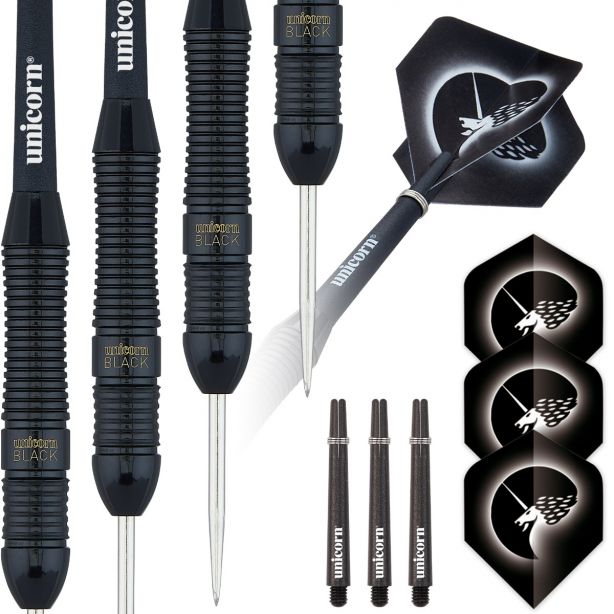 Unicorn Core Win Black Brass Style 2 Steel Tip Dart