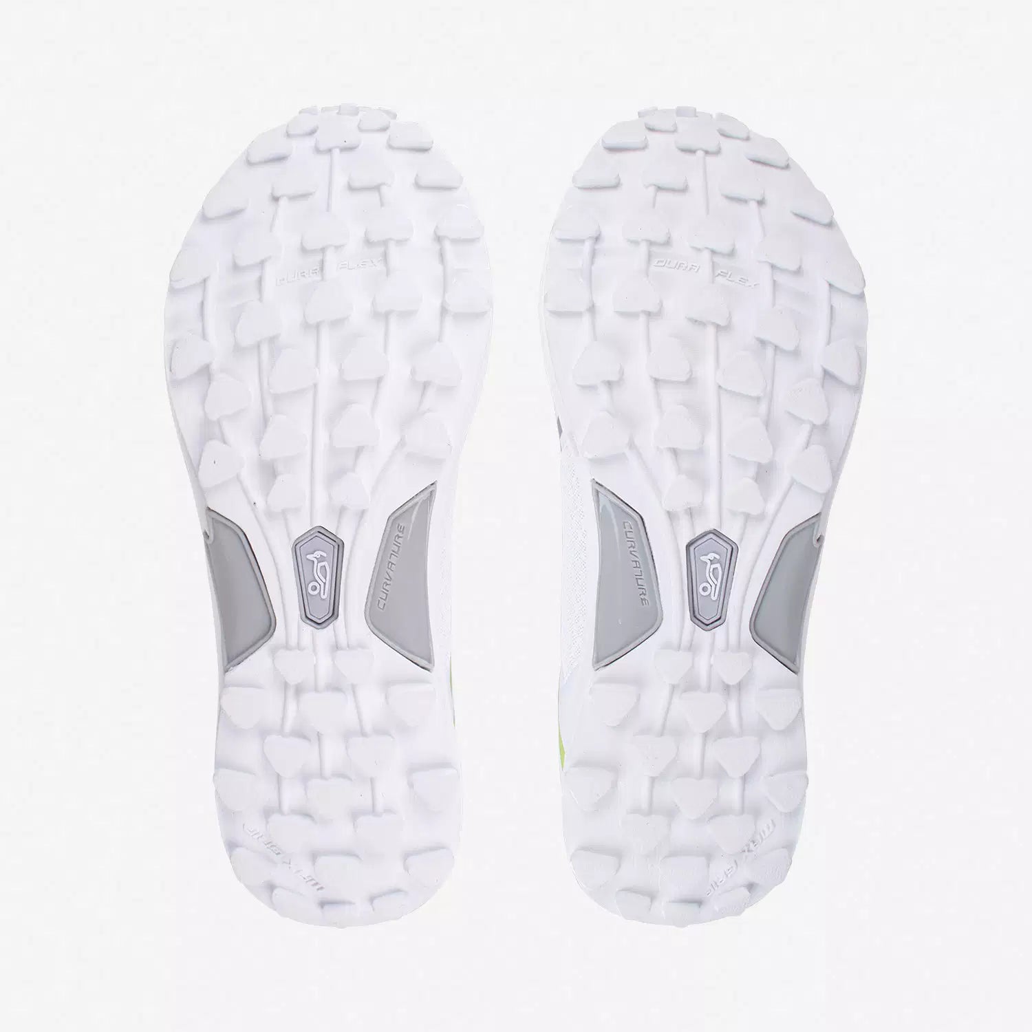 Kookaburra KC 3.0 Rubber Cricket Shoes White/Lime