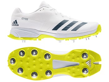 Adidas 22YDS Cricket Shoes White/Yellow