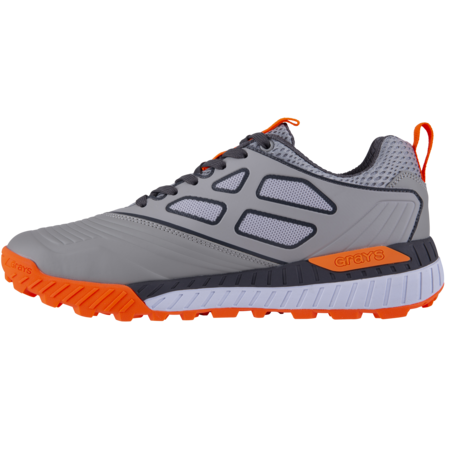 Grays Blitz Senior Hockey Shoe Grey/Orange