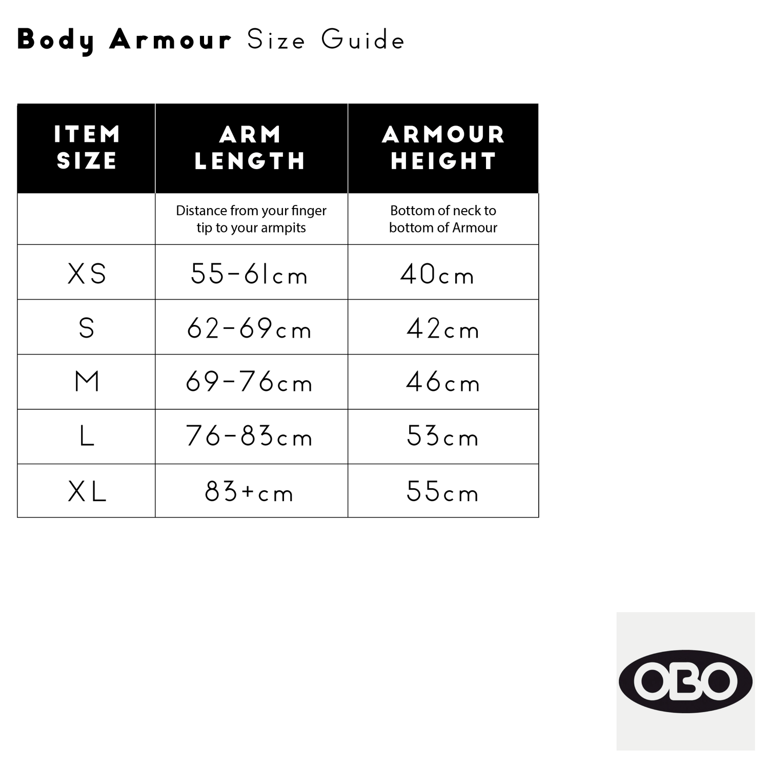 OBO Yahoo Body Armour