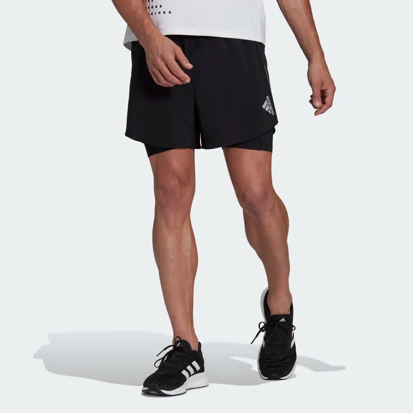 Adidas Men's Designed for Running 2in1 Sport Shorts