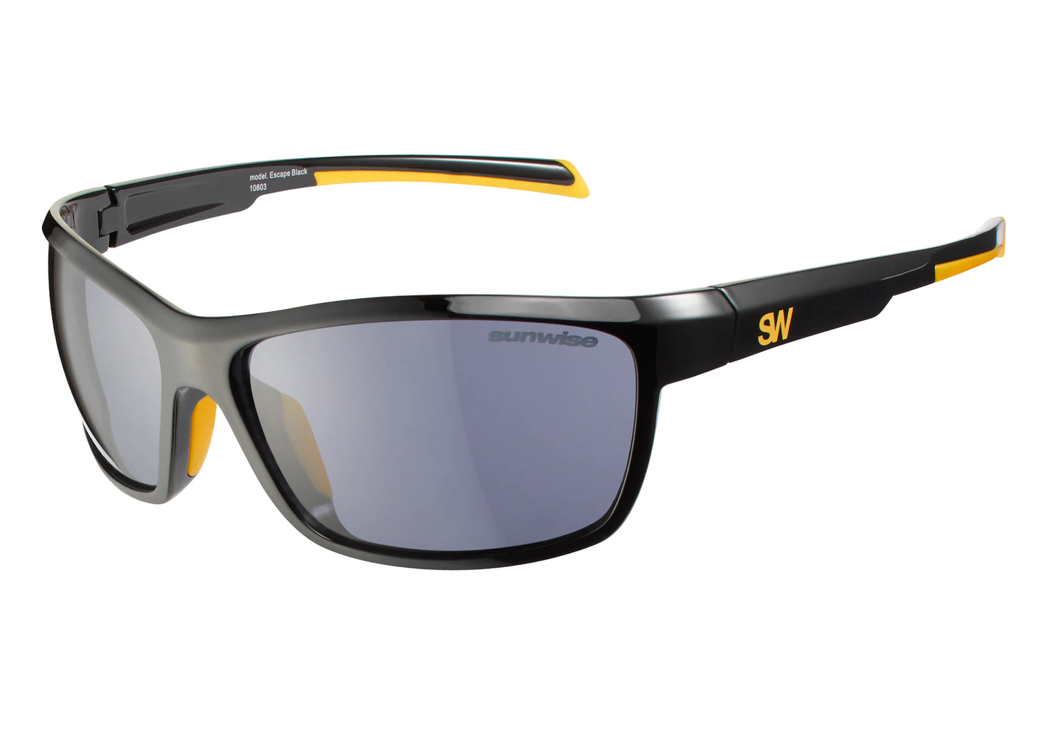 Sunwise Essentials Escape Black Sports Sunglasses