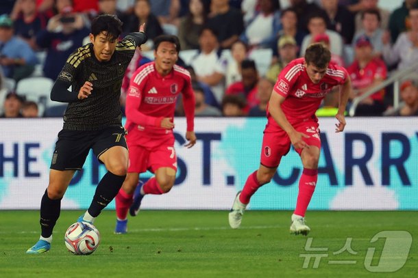 손흥민 '또' 침묵…LA FC는 3연패 수렁