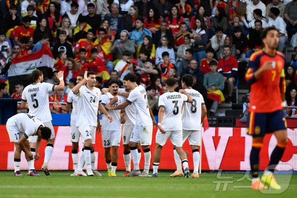 이라크, '우승 후보' 스페인과 평가전서 1-1 무승부 이변