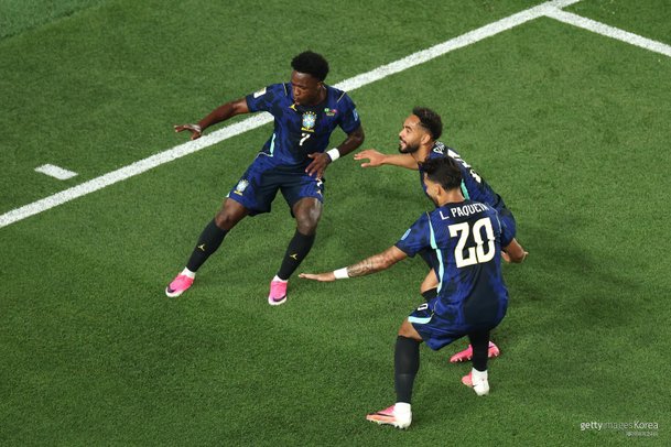 '쿠냐 멀티골' 브라질, 아이티 3-0 격파→'모로코 제치고 C조 선두로'